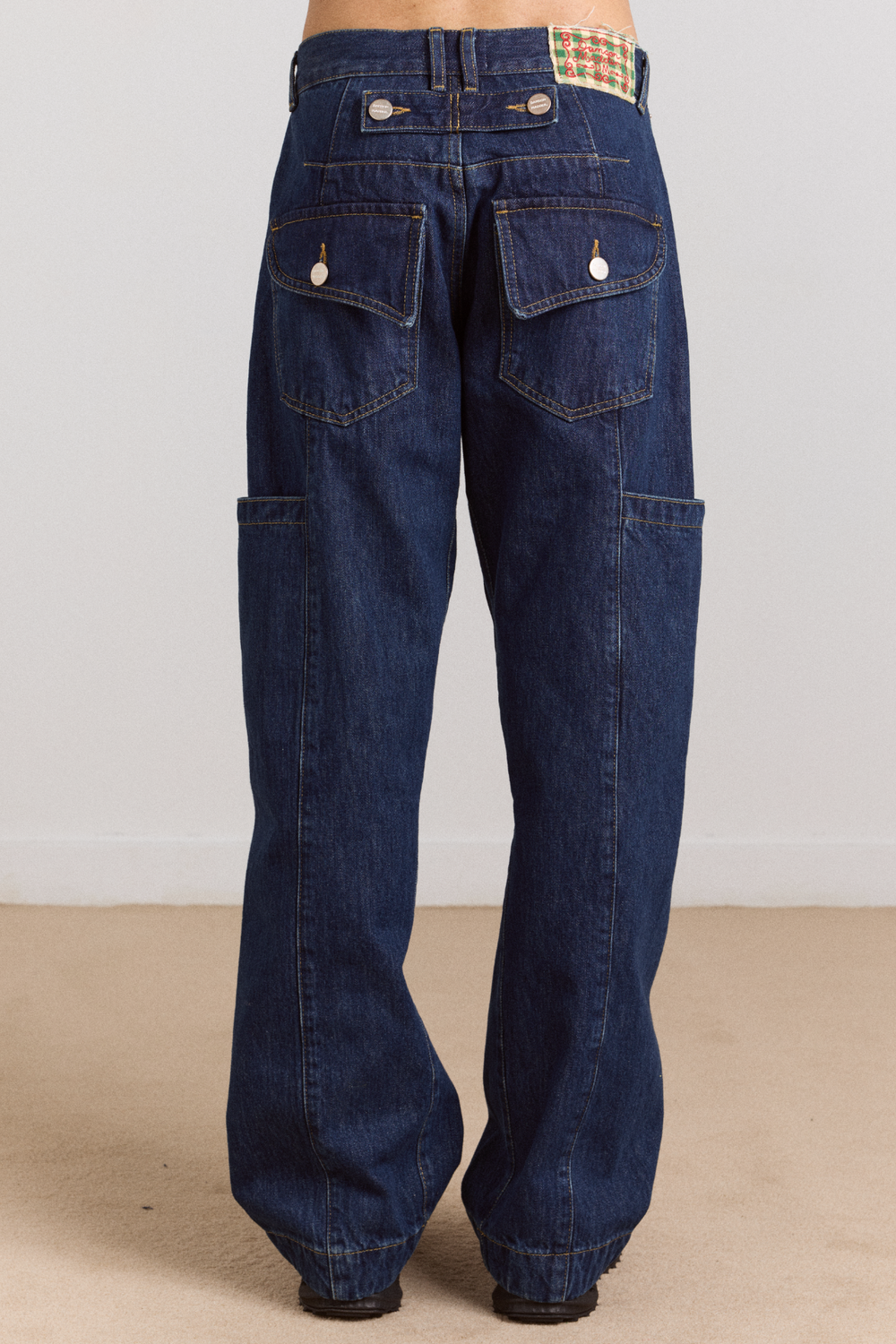 barrel nina jean - authentic mid blue wash