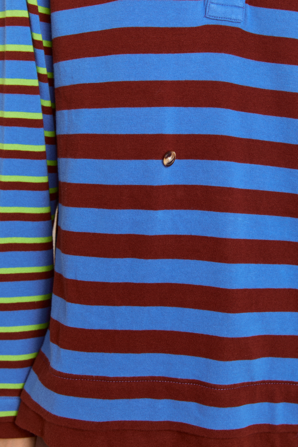 noah cinch layered rugby - blue pop stripe