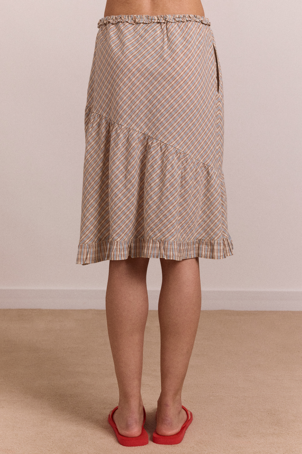 sigourney skirt - ginger check
