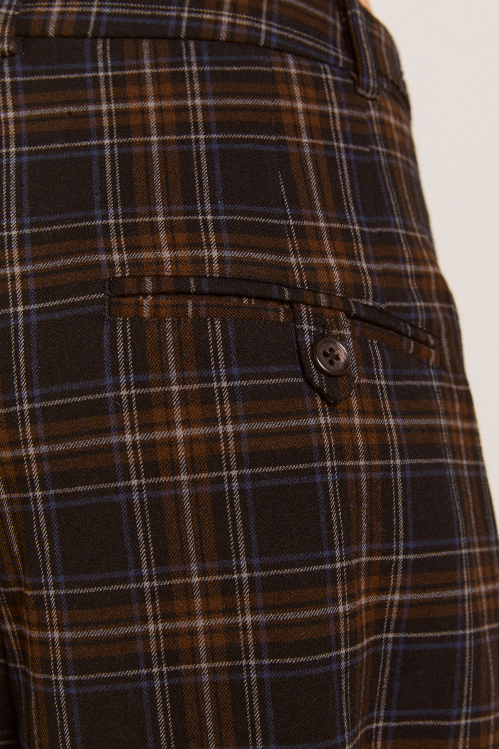 haisley check tailored trouser - multi