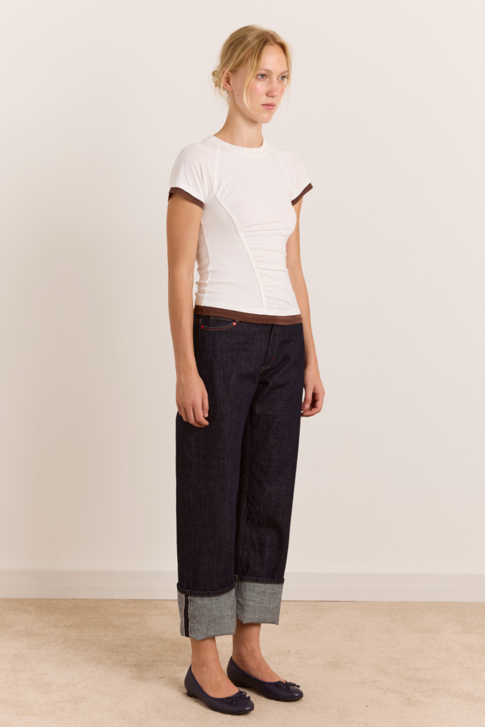 Alicia Short Sleeve Tee - White