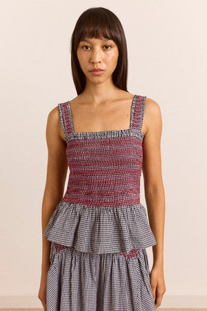 Ami Cami - Black & White Gingham