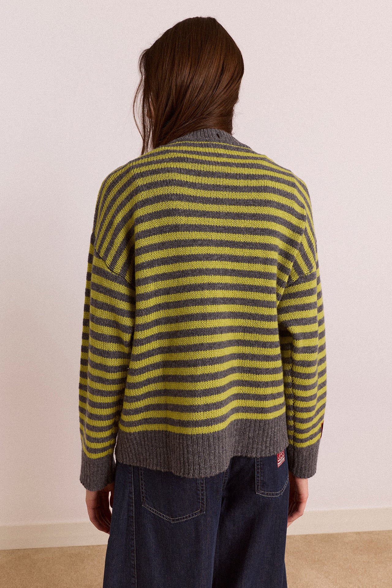 gadid anoniem カーディガンREID Anouk Cardigan With Removable Hood - Olive/Grey – Damson Madder
