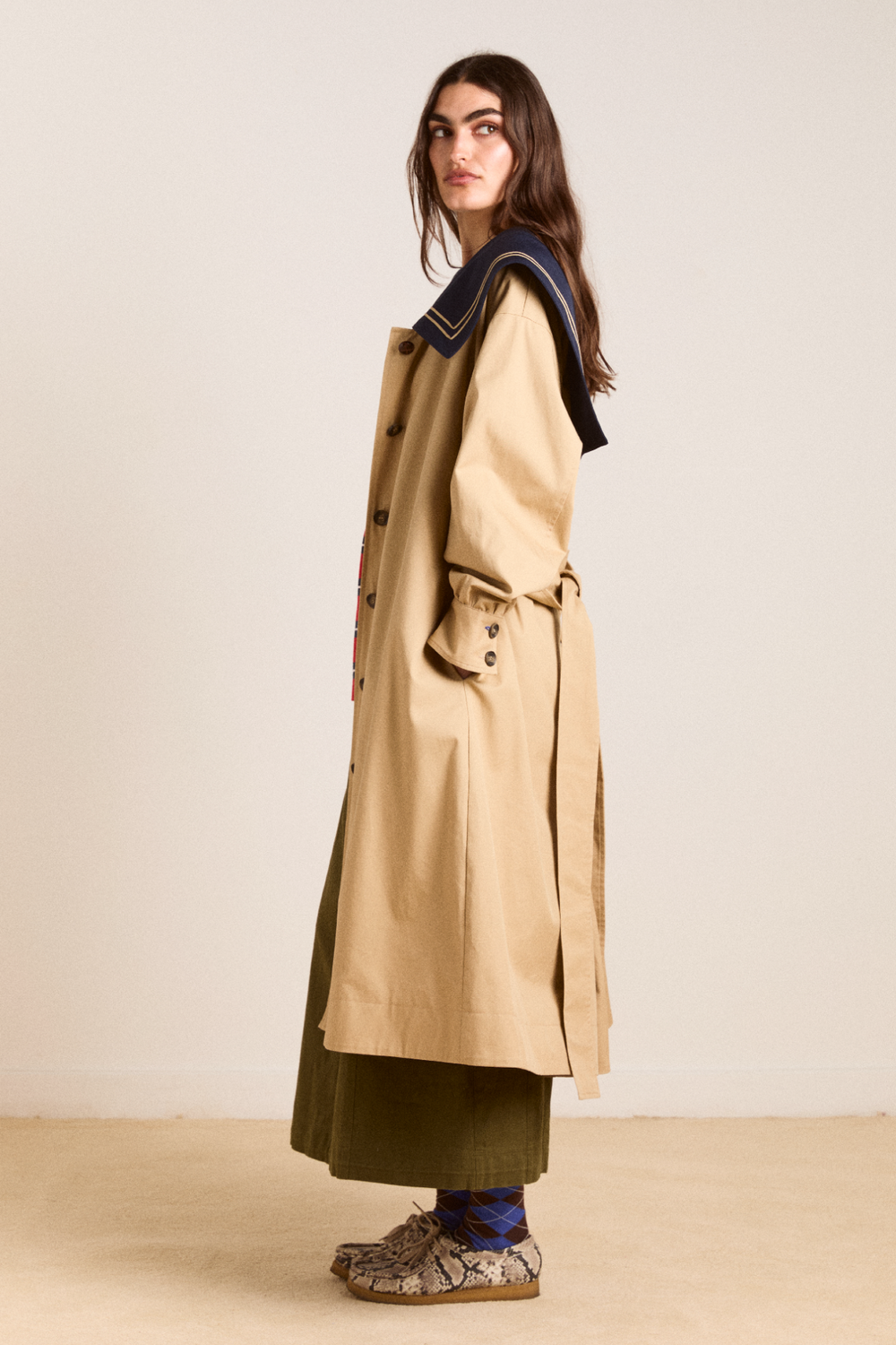 AW2008 NUMBER NINE PORTLAND TRENCH COAT Vintage London Fog by