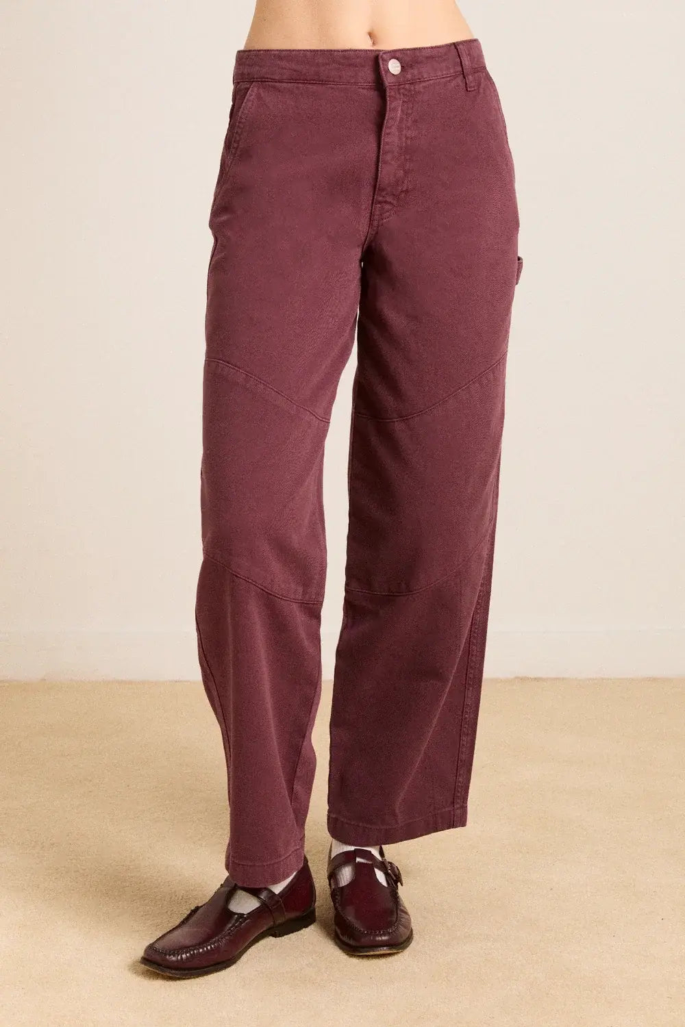 drew jeans - burgundy – Damson Madder drew jeans - burgundy – Damson Madder