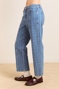 Tovie Jeans - Laser Check