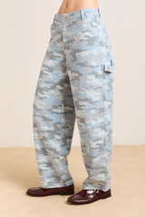 drew jeans - blue camo