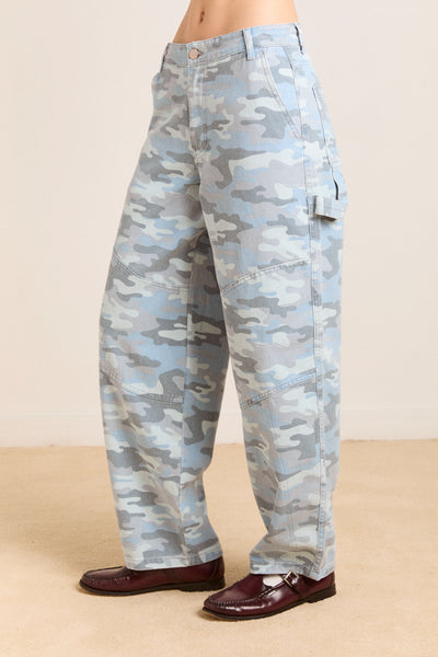 drew jeans - blue camo