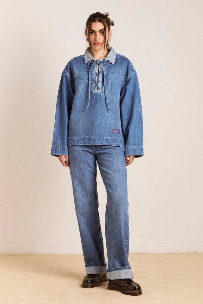 scarlett rugby shirt - bayou wash