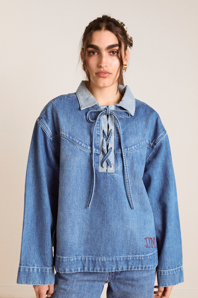 scarlett rugby shirt - bayou wash