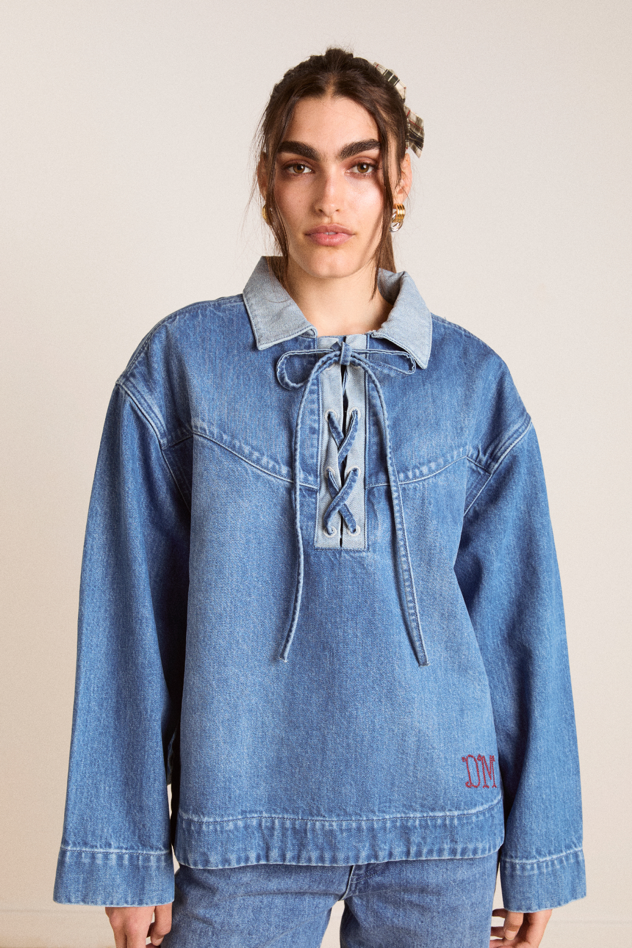 Scarlett Rugby Shirt - Bayou Wash – Damson Madder