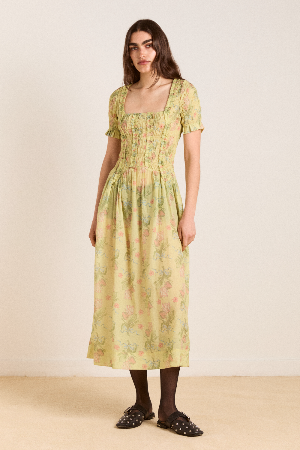 Raphaela Ruffle Midi Dress Raphaela Ruffle Midi Dress