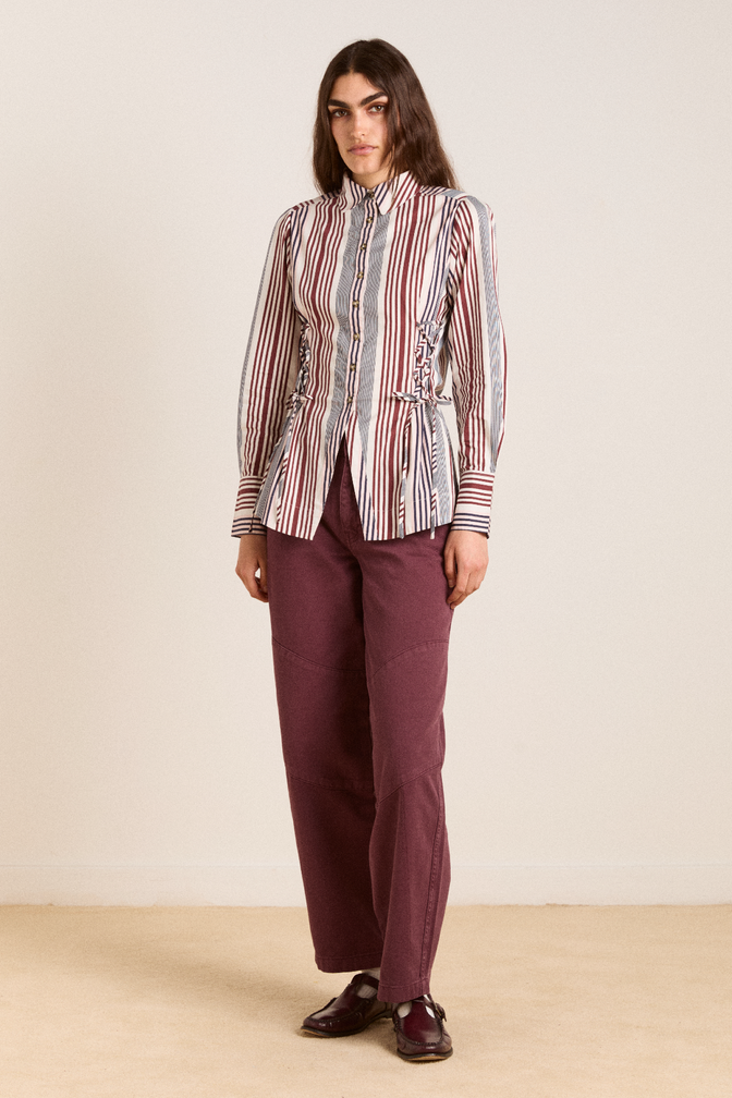 jilla shirt - multi business stripe