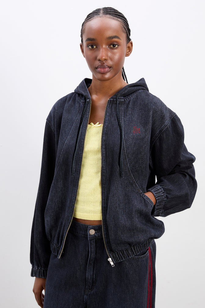 Orson Denim Hoodie - Eclipse Wash