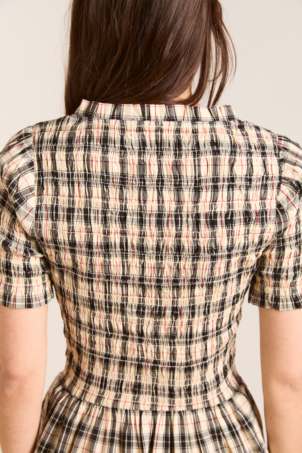 Mansi Mini Dress - Butter Check