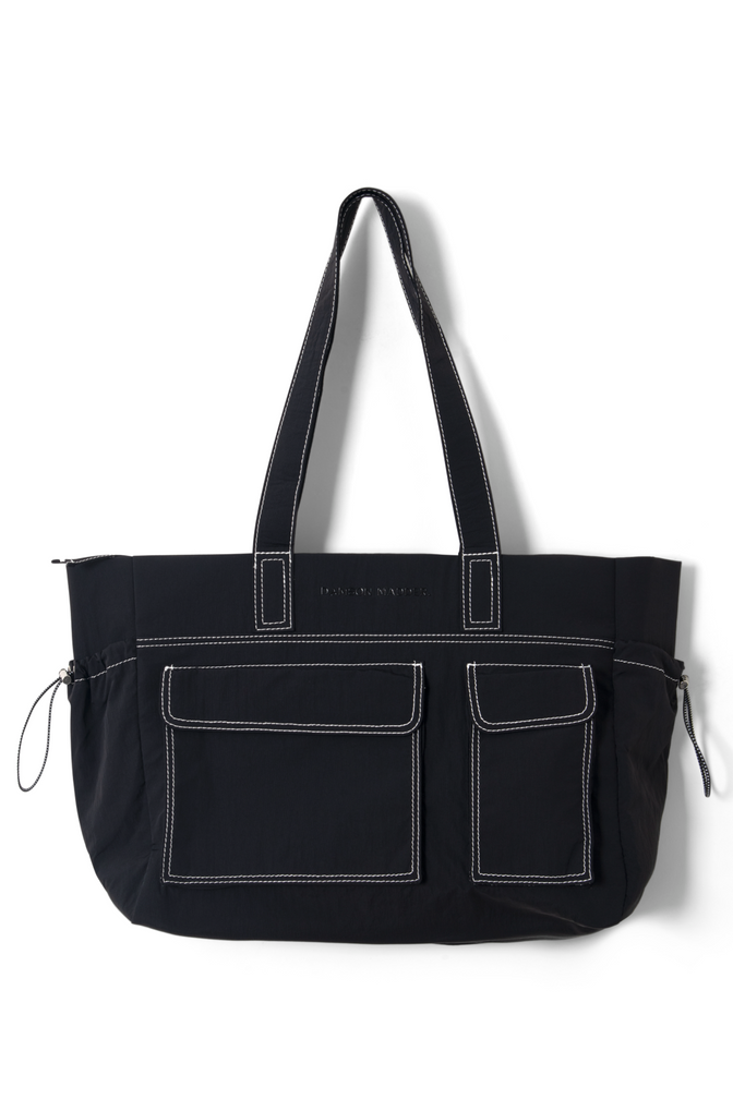 eliza techy tote bag - black