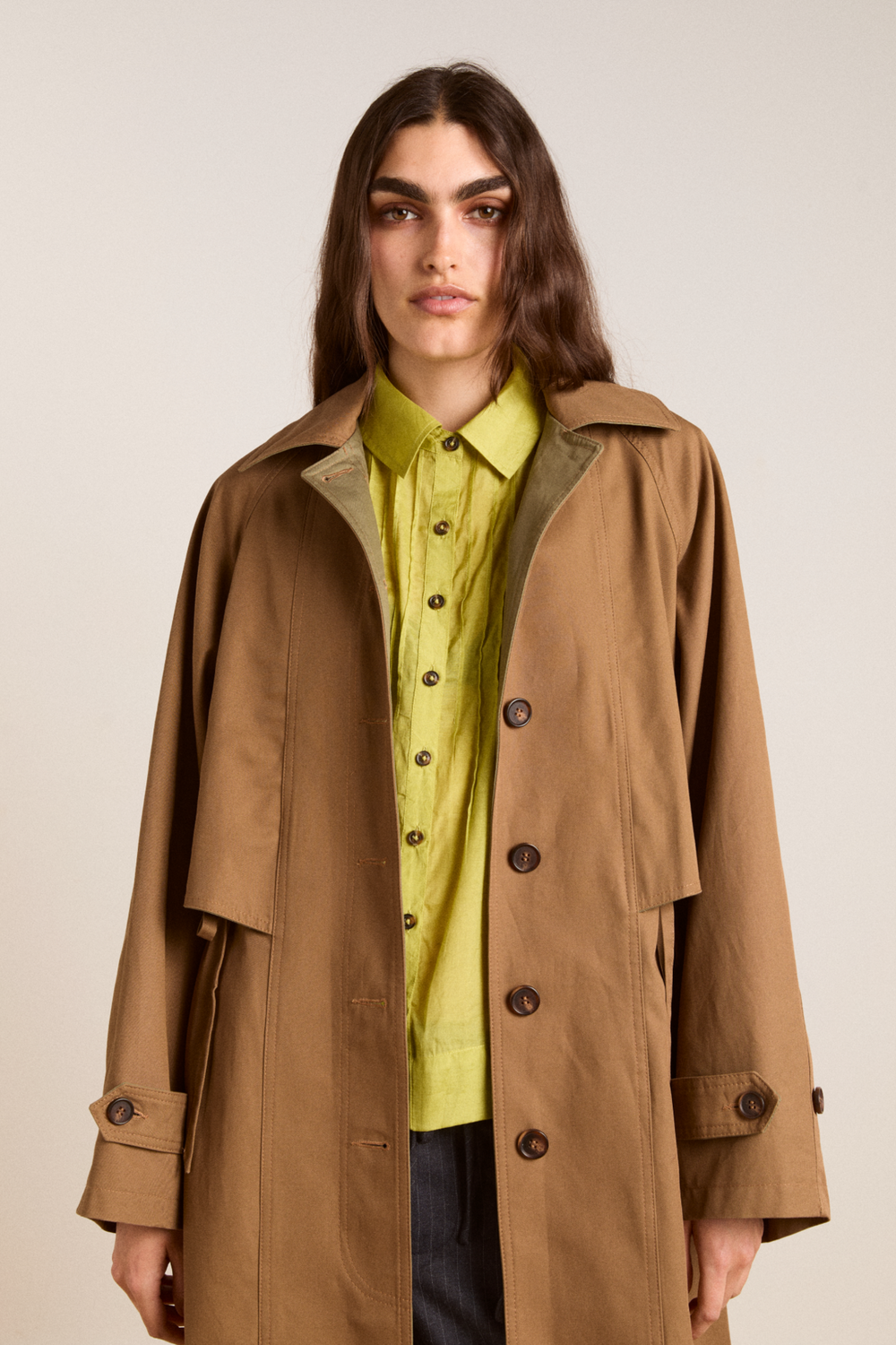 camille trench mocha – Damson Madder - Main Image