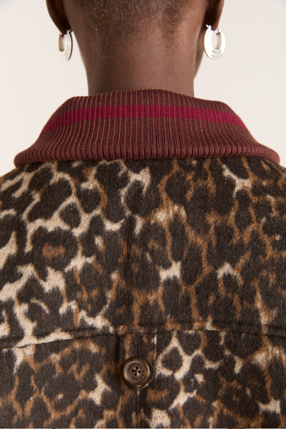 Pixie Bomber Jacket Leopard – Damson Madder