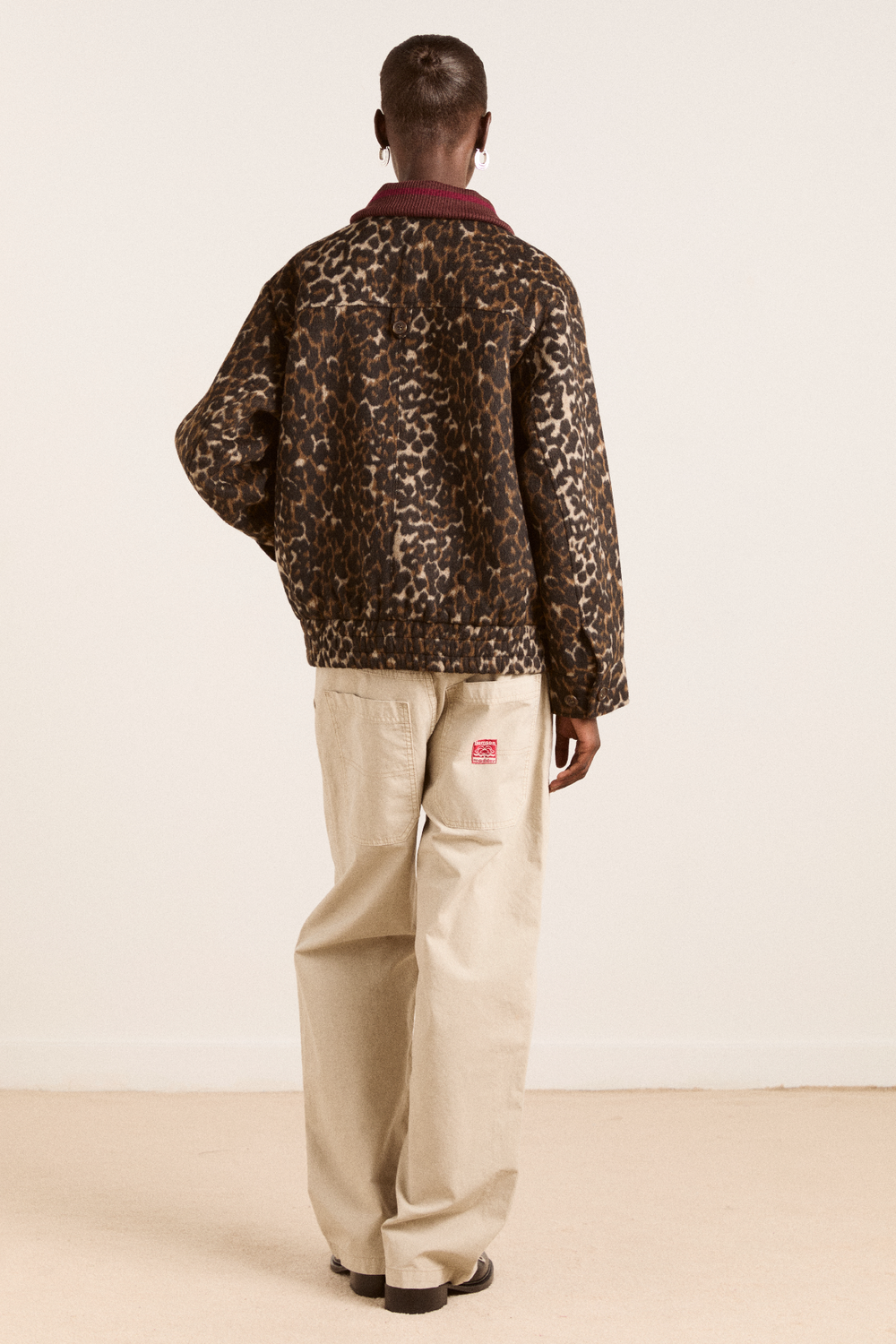 Pixie Bomber Jacket - Leopard