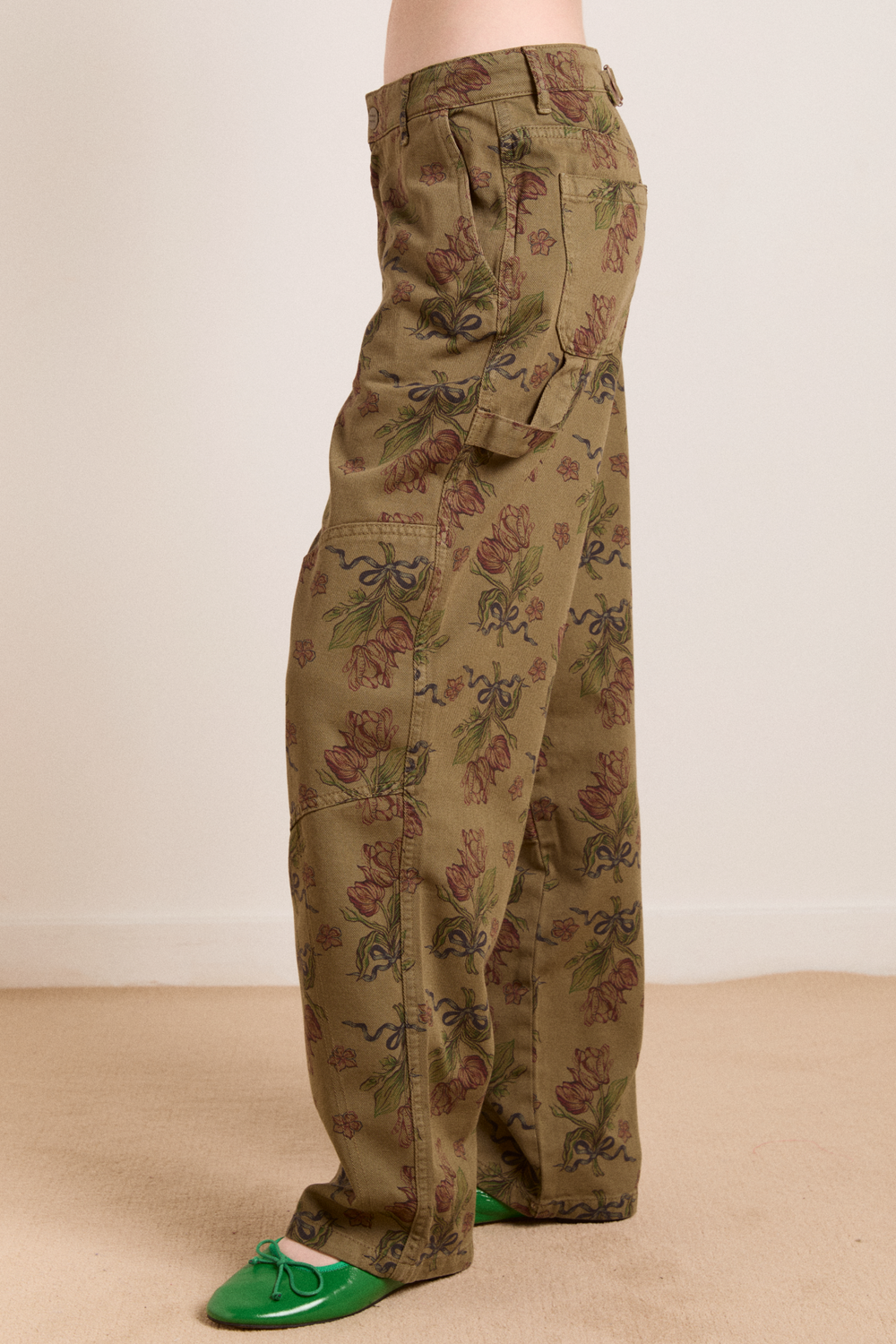 drew jeans - overdye tulip khaki