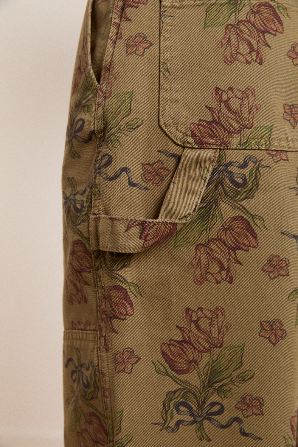 drew jeans - overdye tulip khaki