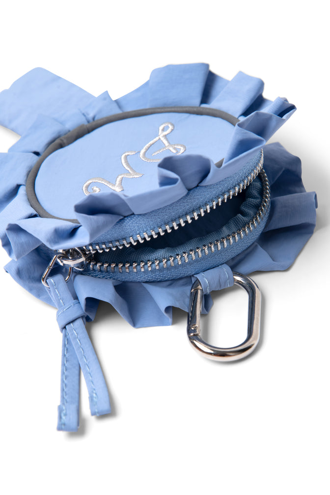 rosette pouch bag charm purse