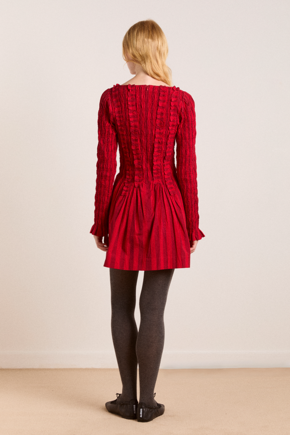 【新品未使用】maddermadder MM DEPARTMENT DRESS sita multiway midi dress - red – Damson Madder