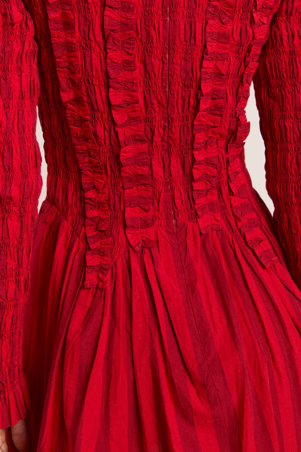 raphaela mini dress - red stripe