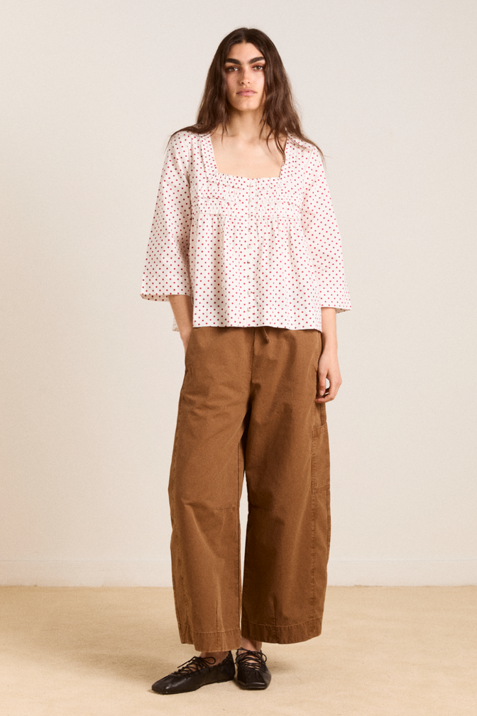 felix twill trouser - caramel