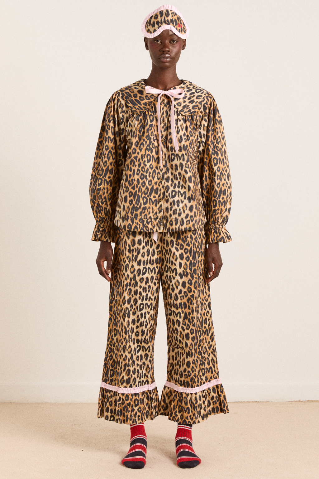 felice pj set - leopard