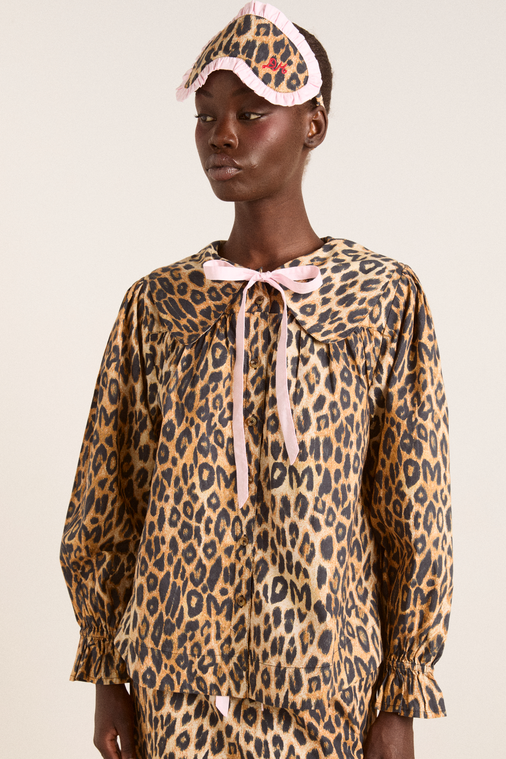 felice pj set - leopard