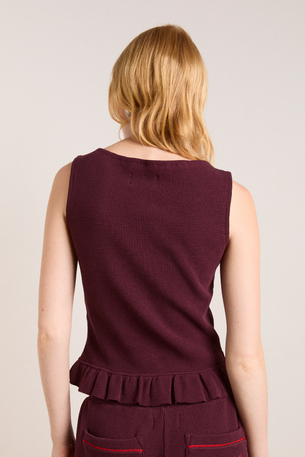 hattie waffle cami - burg