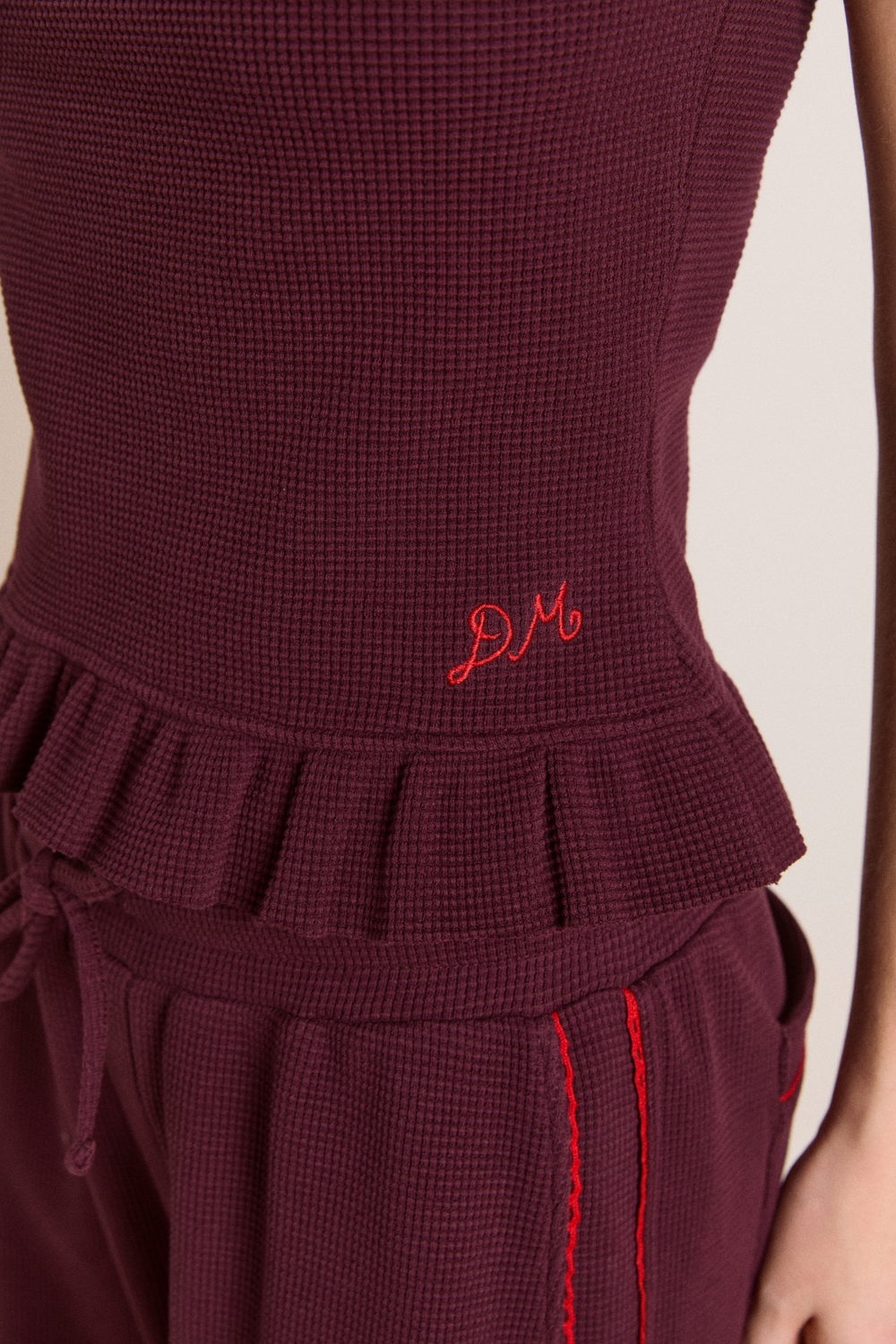 hattie waffle cami - burg