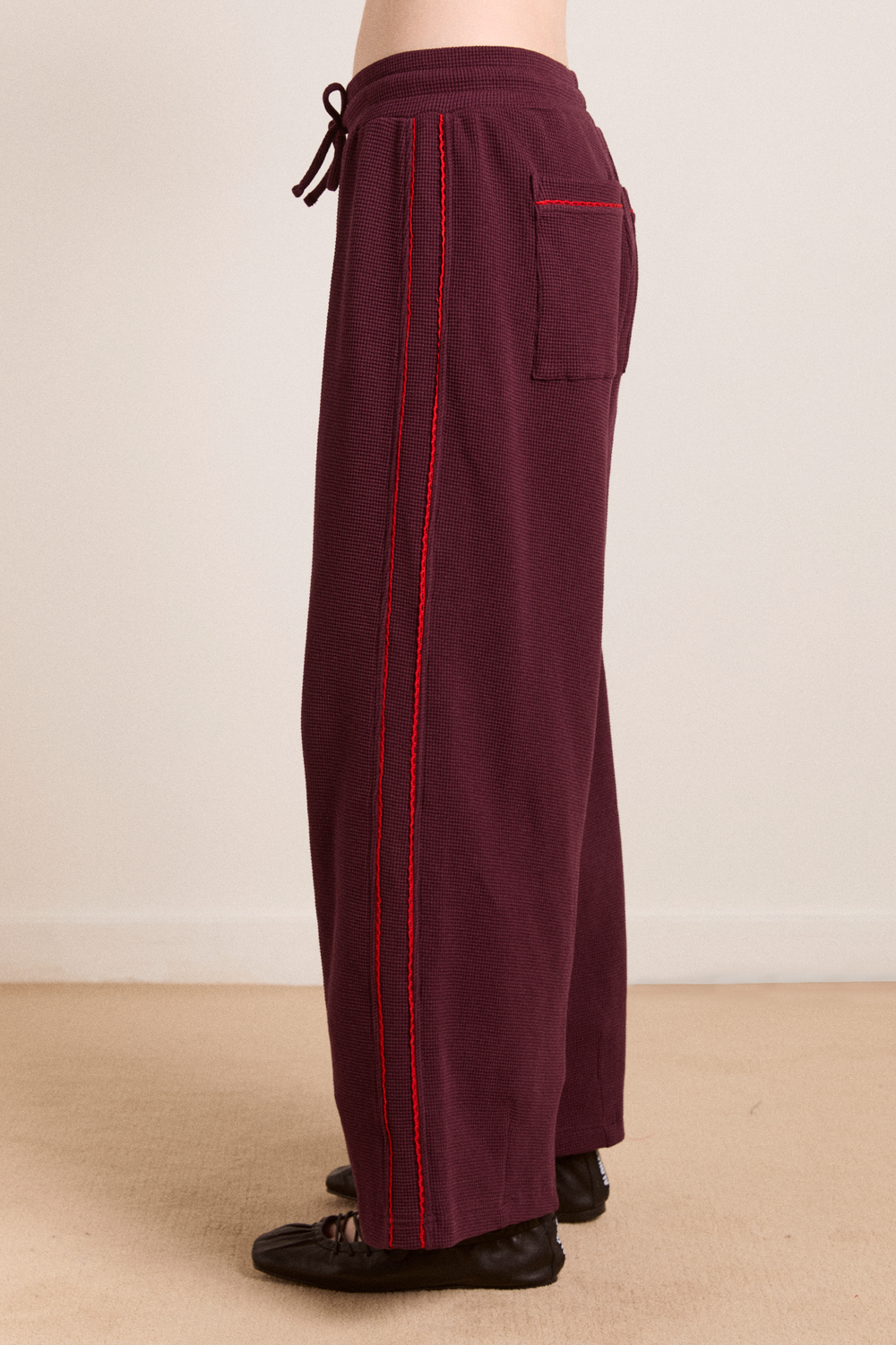 piper waffle jogger - burg