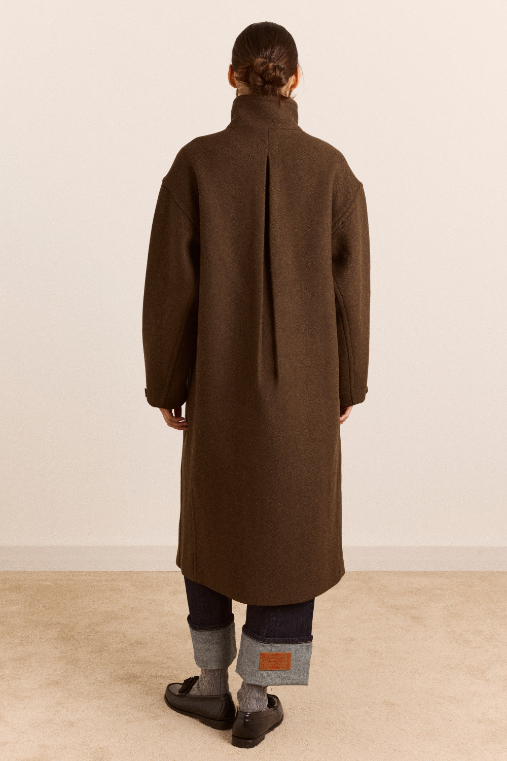 Agnes Wool Coat- Chocolate