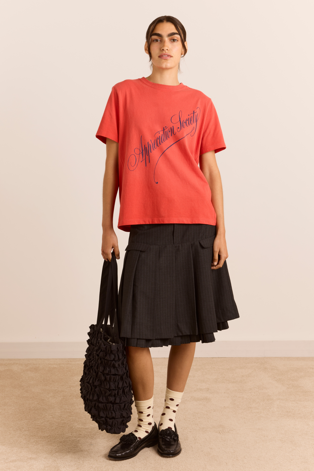 Appreciation Society Short Sleeve Tee-Red