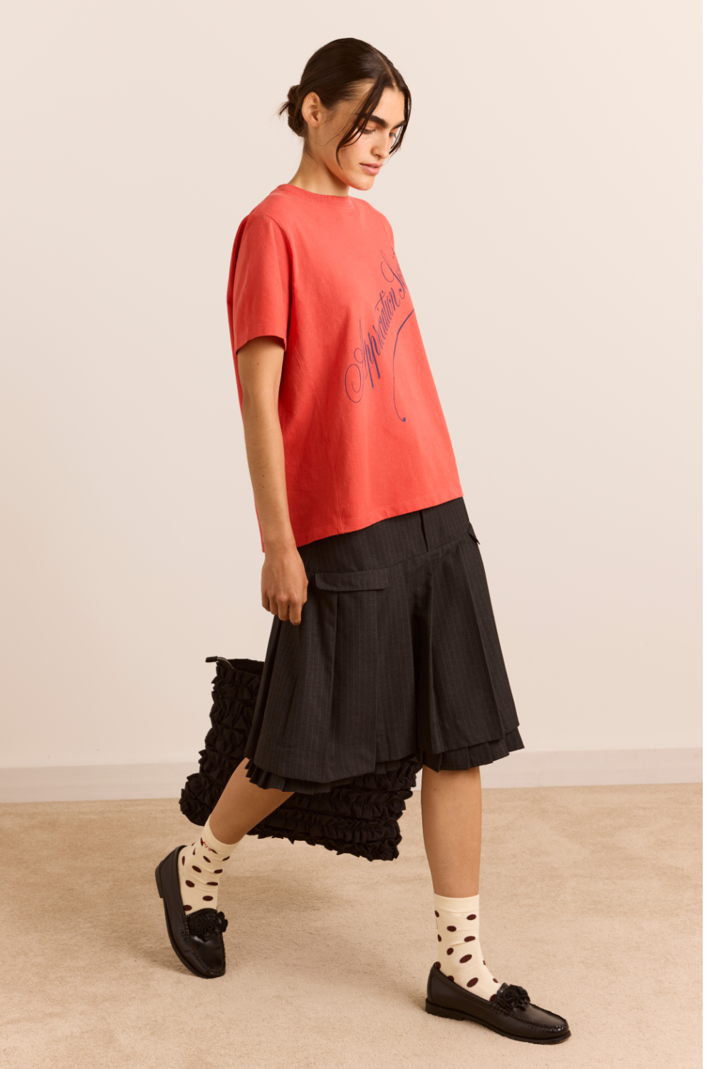 Appreciation Society Short Sleeve Tee-Red