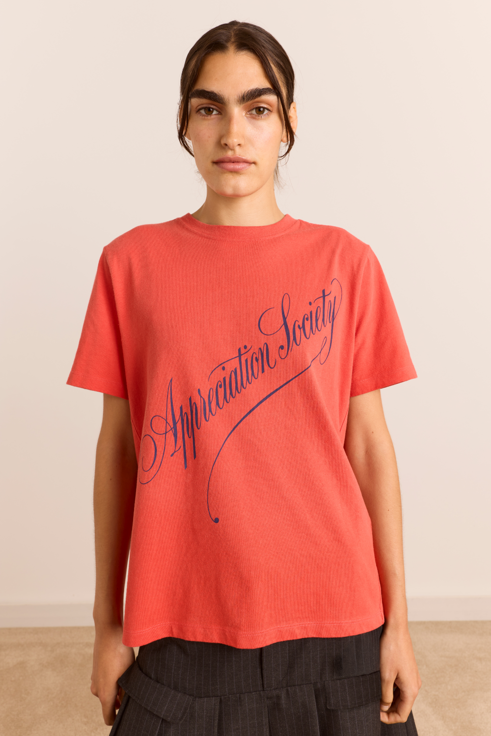 Appreciation Society Short Sleeve Tee-Red