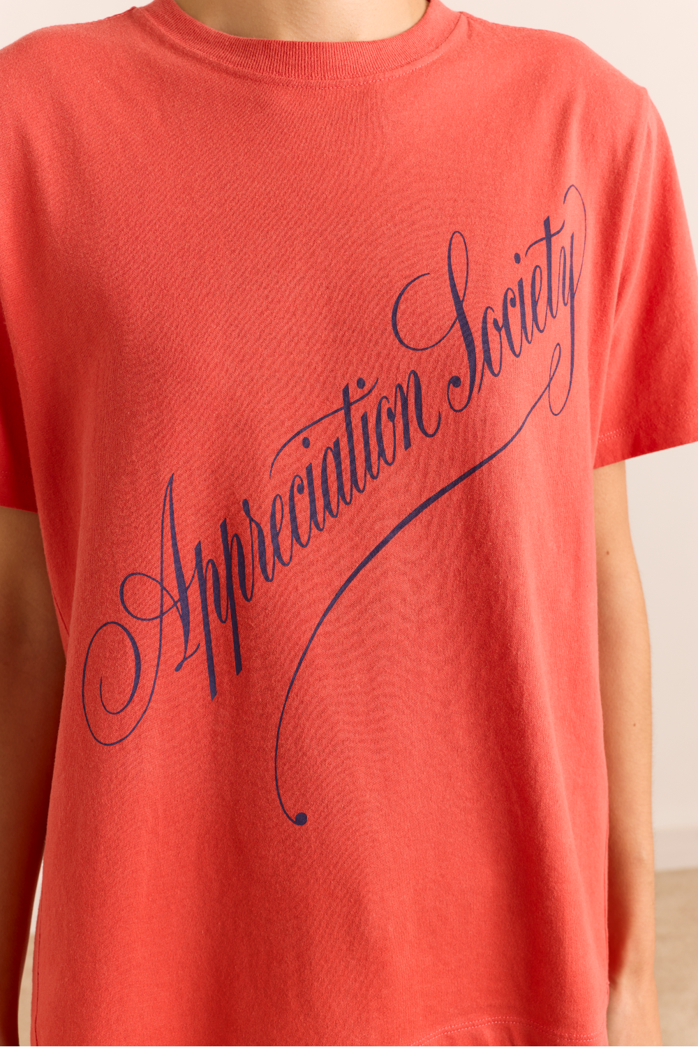 Appreciation Society Short Sleeve Tee-Red