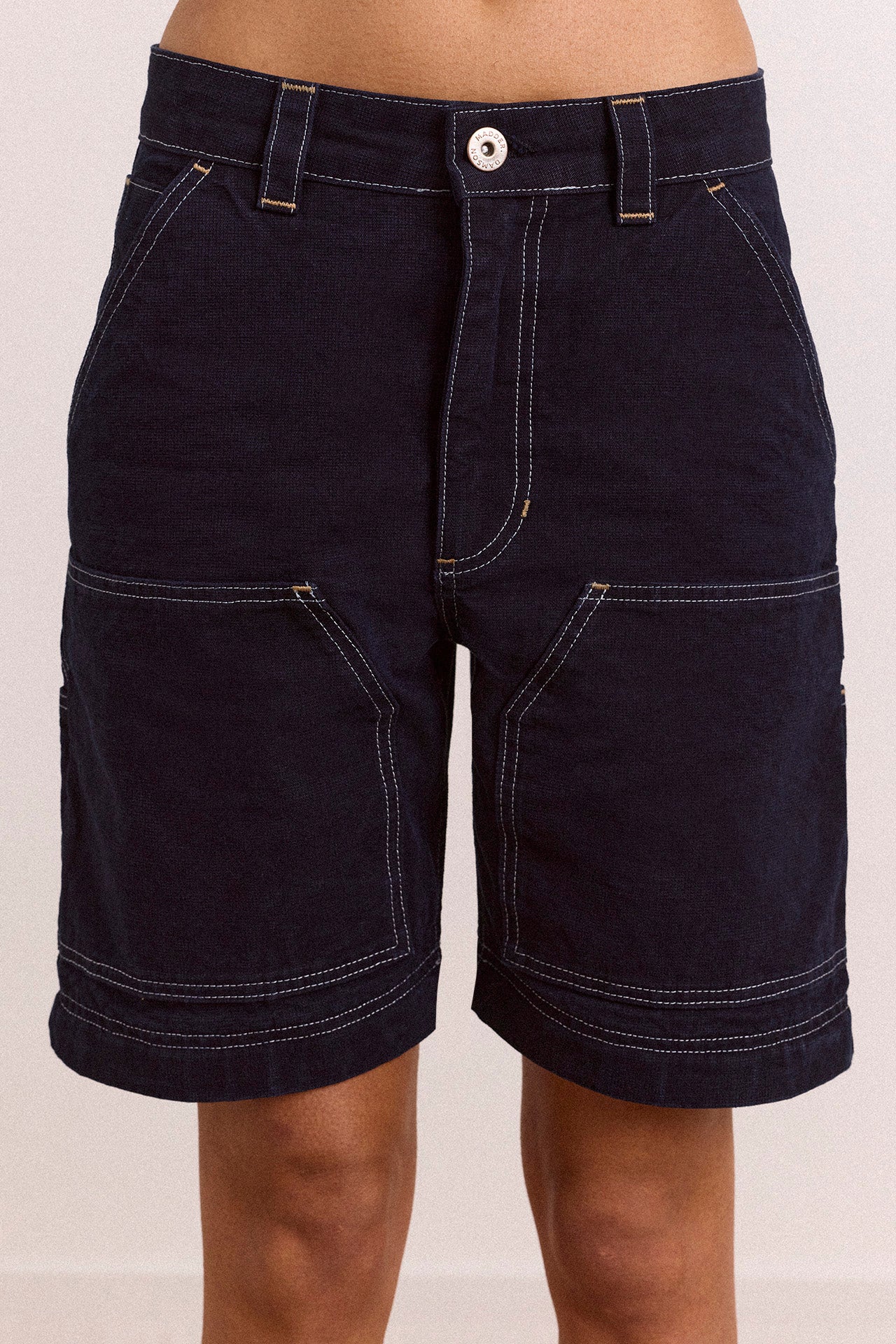 Laura Workwear Denim Zip Off Jeans – Damson Madder