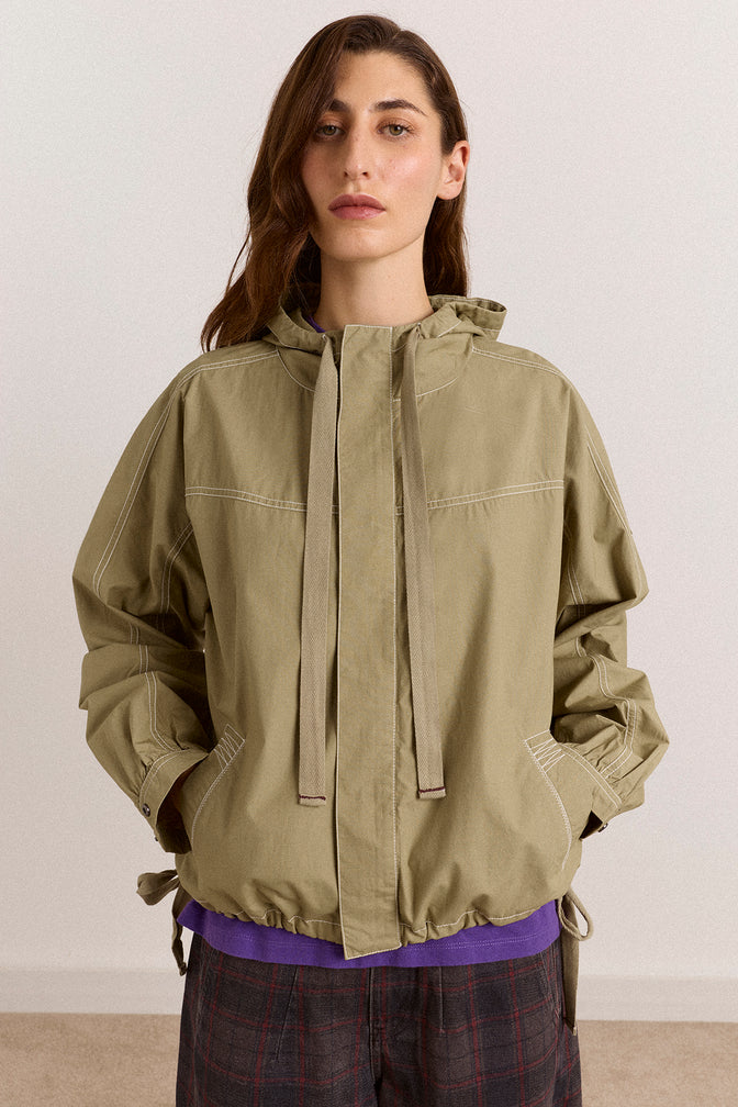 Blake Hooded Jacket - Sage