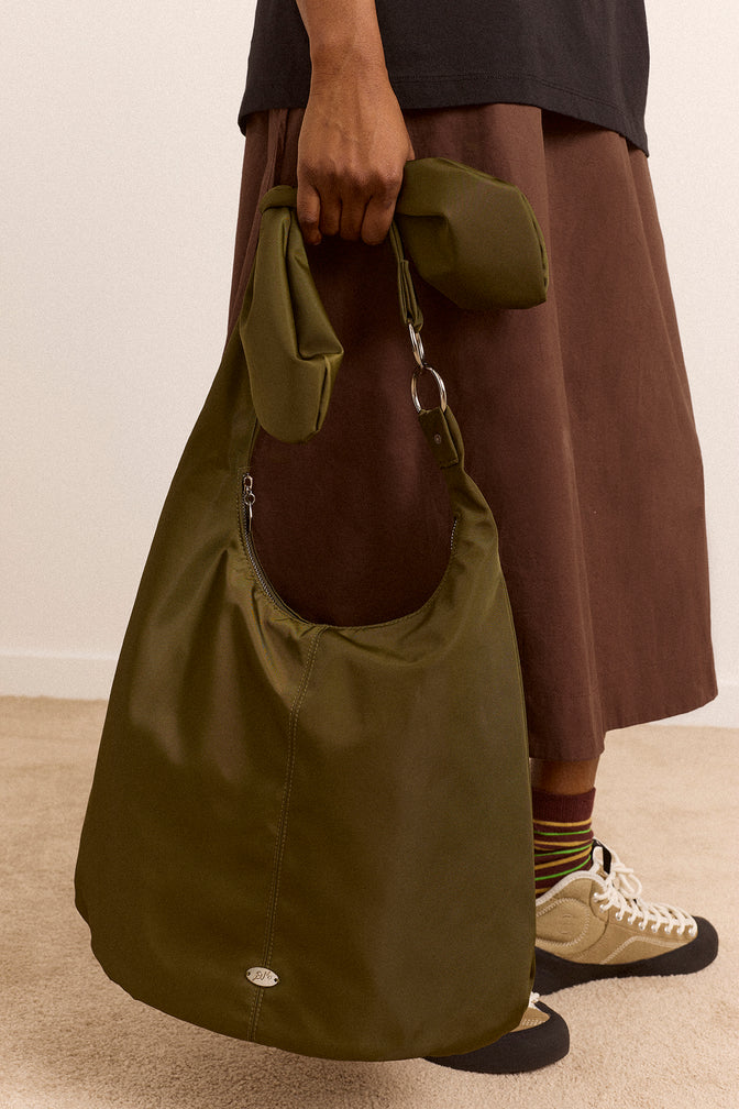 Gene Oversized Bag In Olive