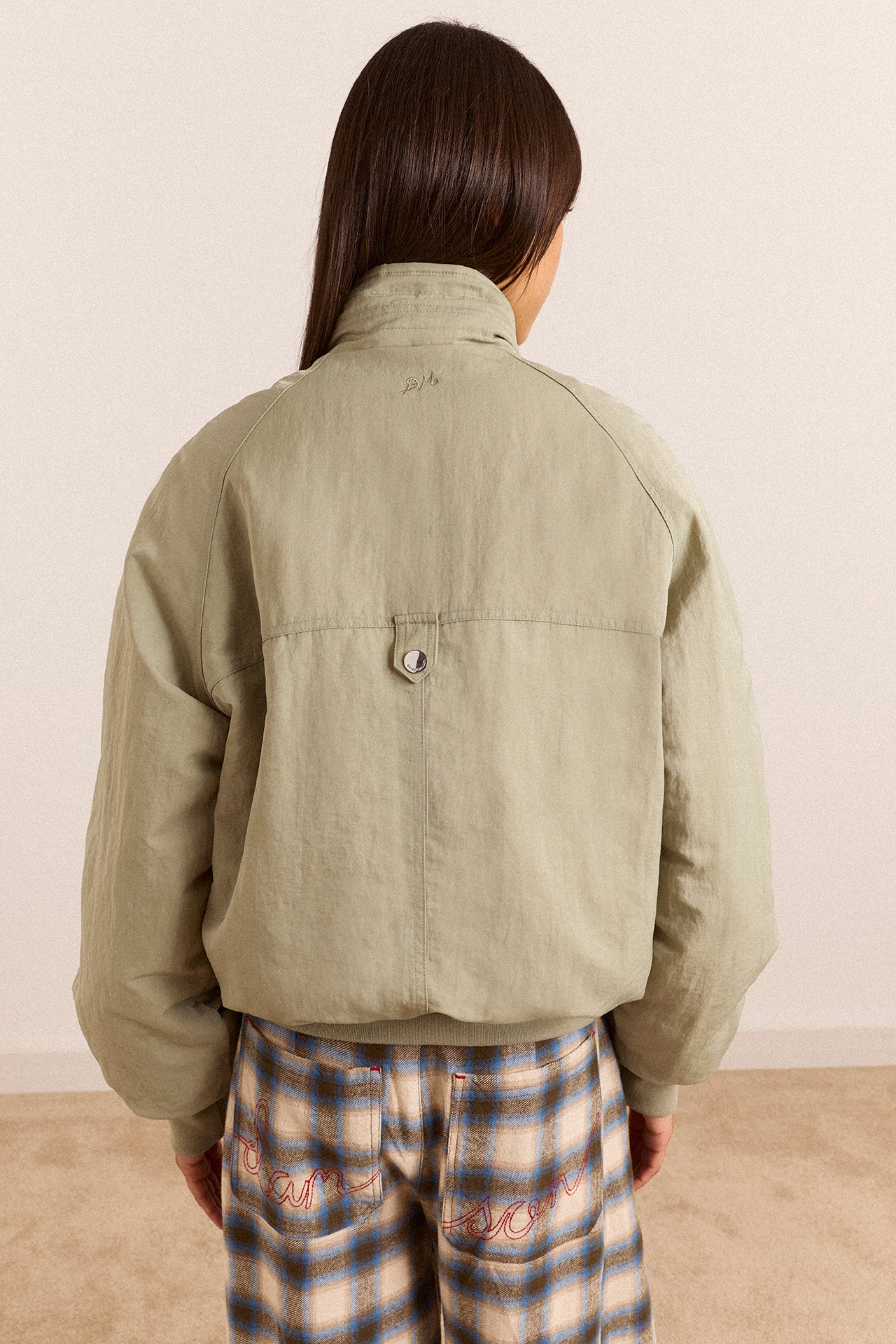 Chachi Bomber - Pale Aqua – Damson Madder