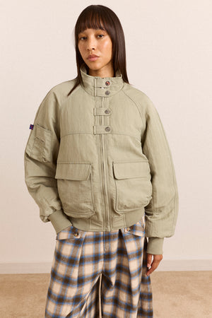 Chachi Bomber - Pale Aqua