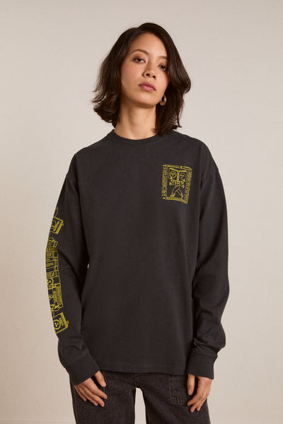 the reader ls tee - charcoal