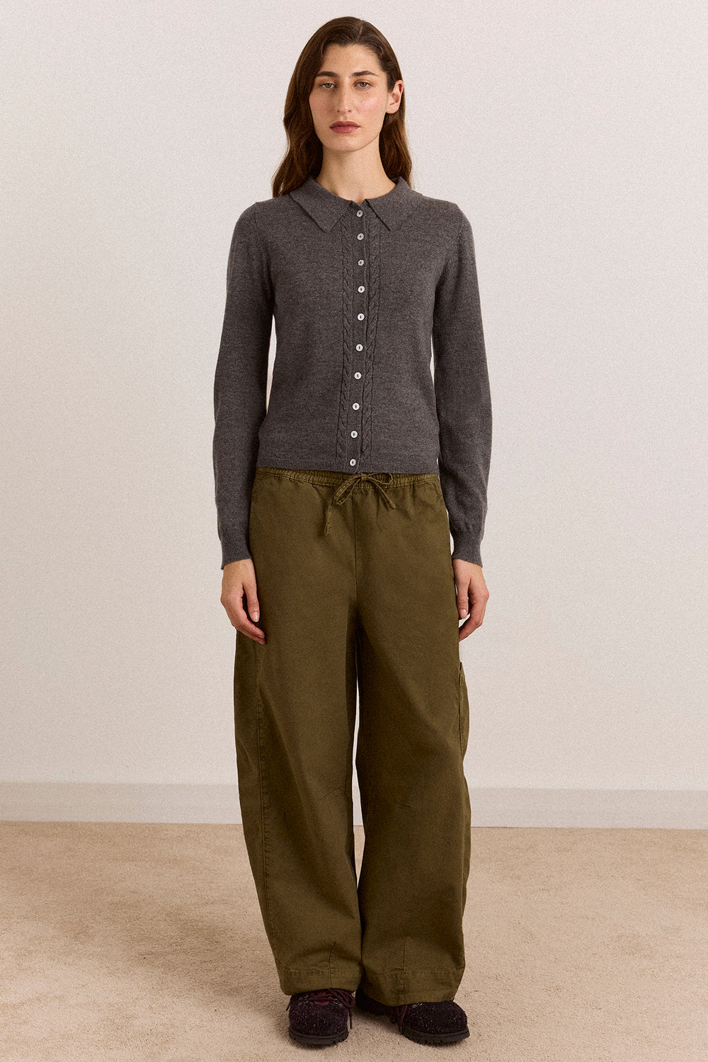 Felix Twill Trousers - Olive