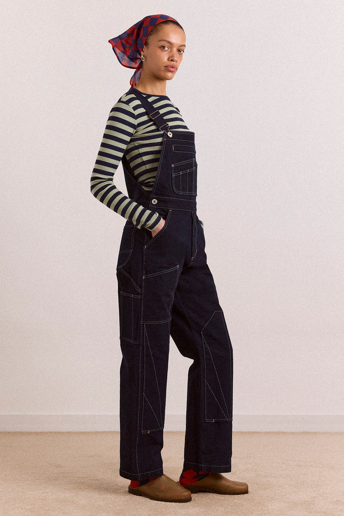 lisa workwear denim overalls