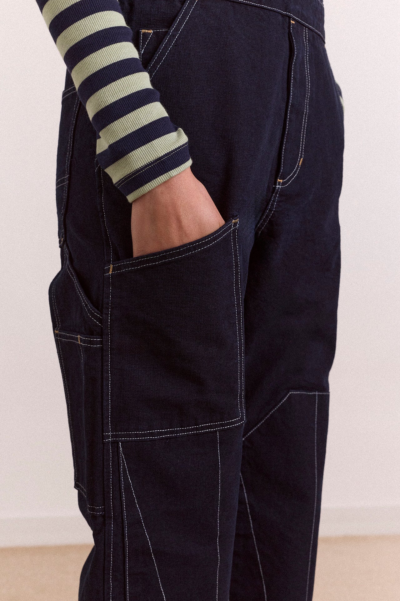 Lisa Workwear Denim Overalls – Damson Madder