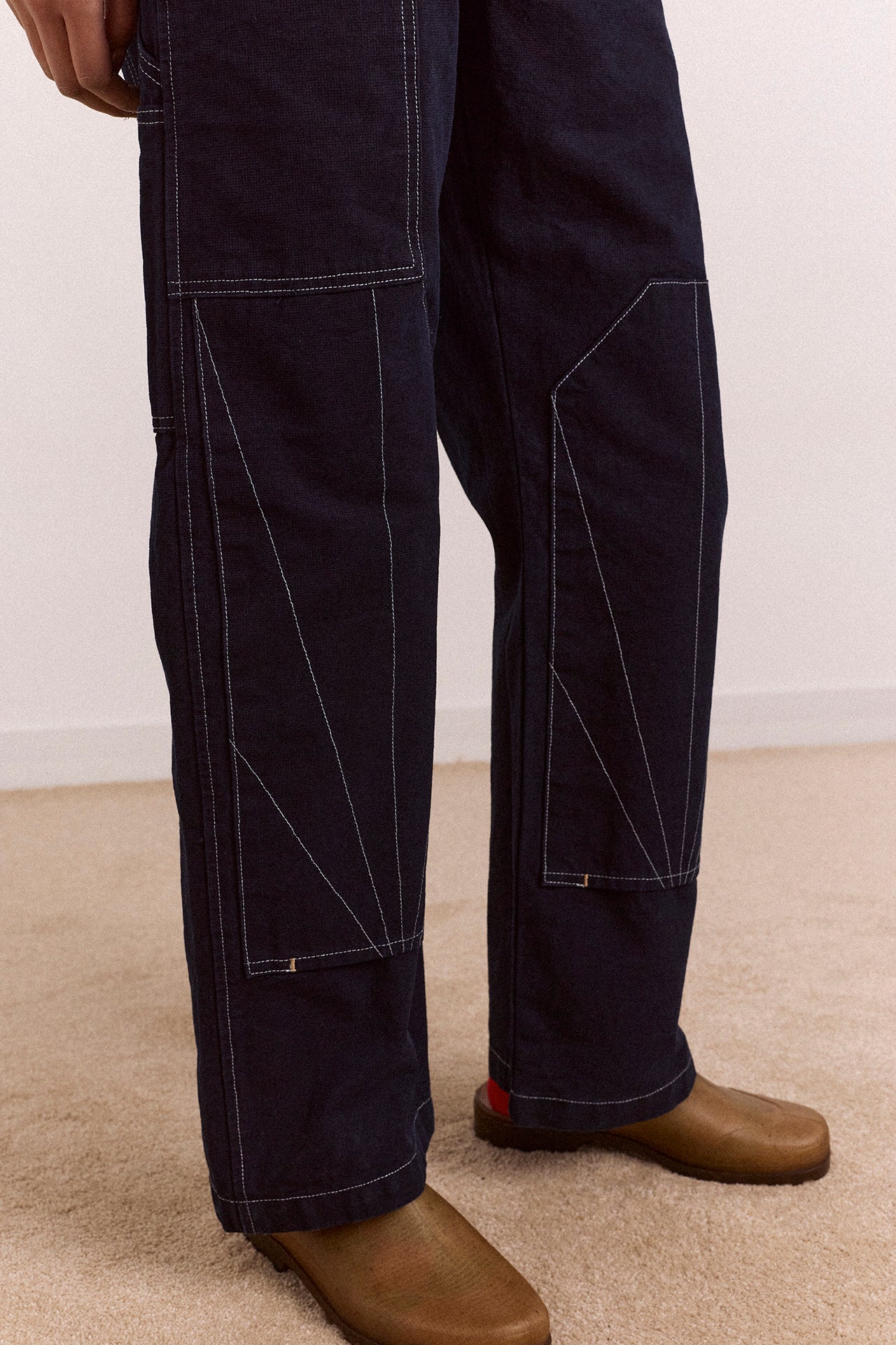 Lisa Workwear Denim Overalls – Damson Madder