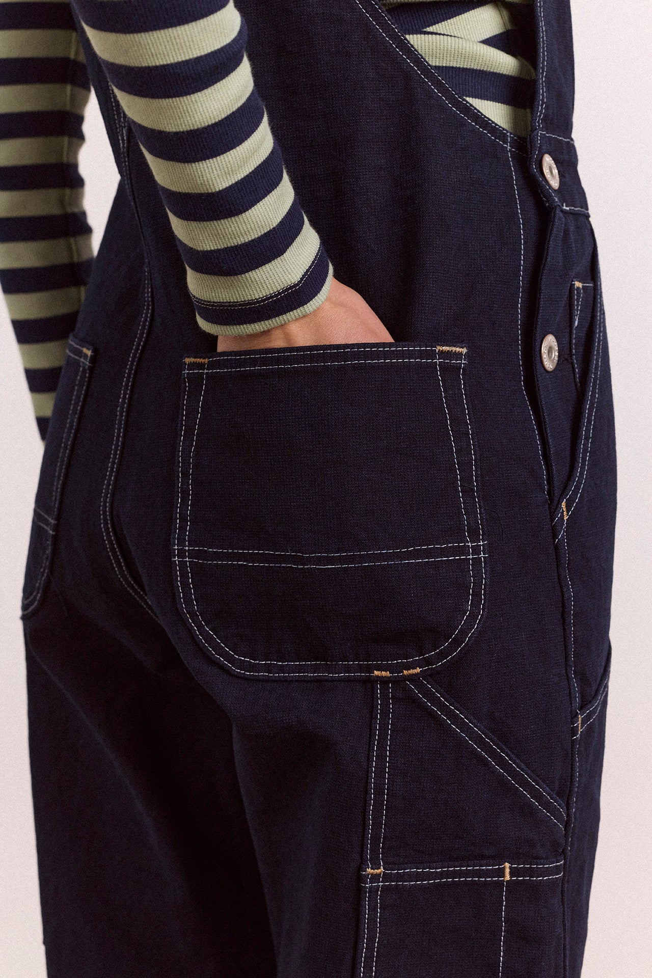 lisa workwear denim overalls – Damson Madder